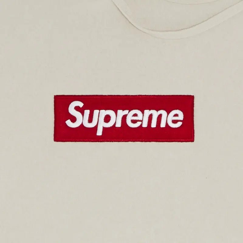 Supreme Box Logo Hooded Sweatshirt (FW24) Stone - Im Your Wardrobe