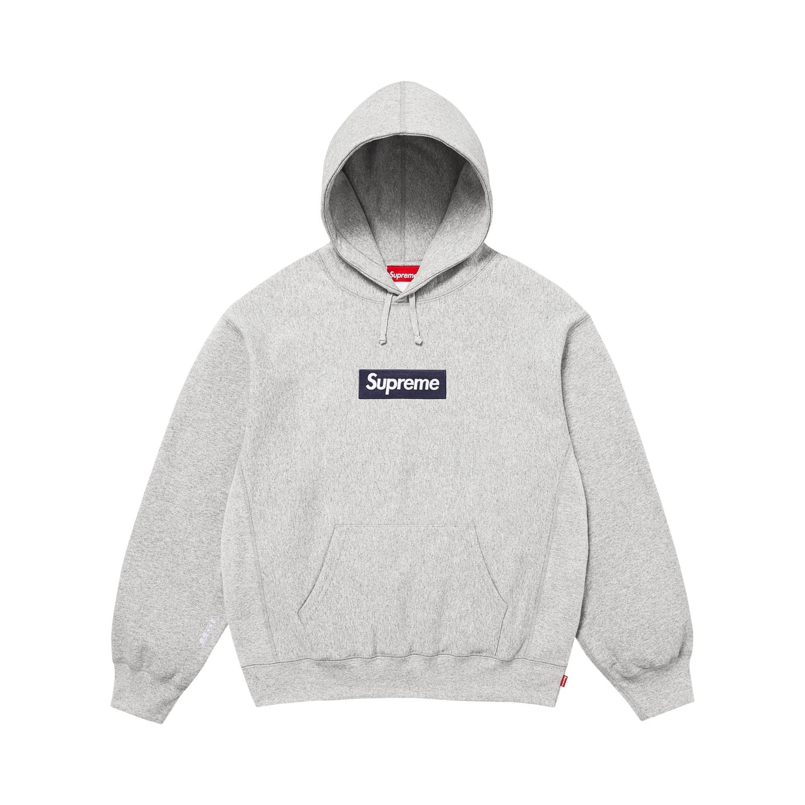 Supreme Box Logo Hooded Sweatshirt (FW25) Heather Grey - Im Your Wardrobe