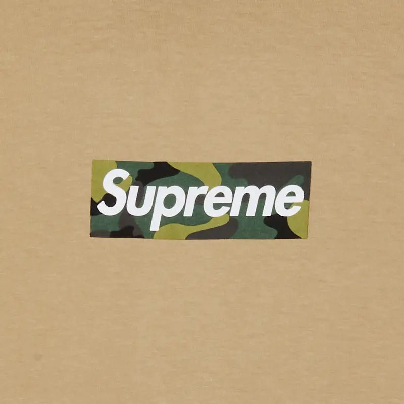 Supreme Box Logo Tee (FW23) Khaki - Im Your Wardrobe