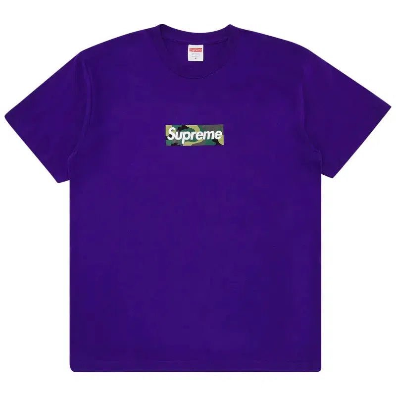 Supreme Box Logo Tee (FW23) Purple - Im Your Wardrobe