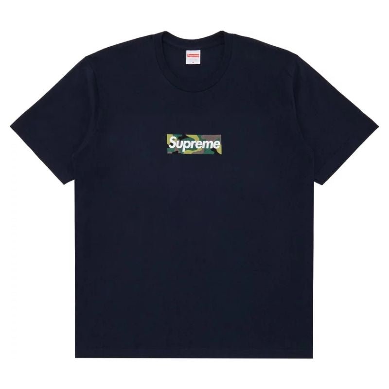 Supreme Box Logo Tee &#39;Navy&#39; (FW23) - Im Your Wardrobe