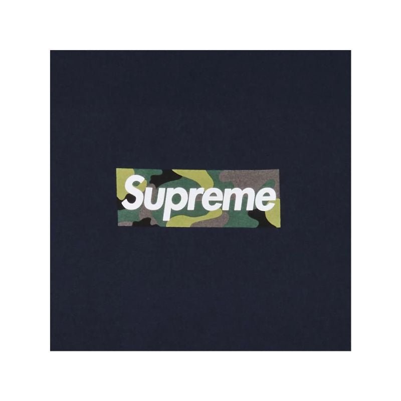 Supreme Box Logo Tee &#39;Navy&#39; (FW23) - Im Your Wardrobe