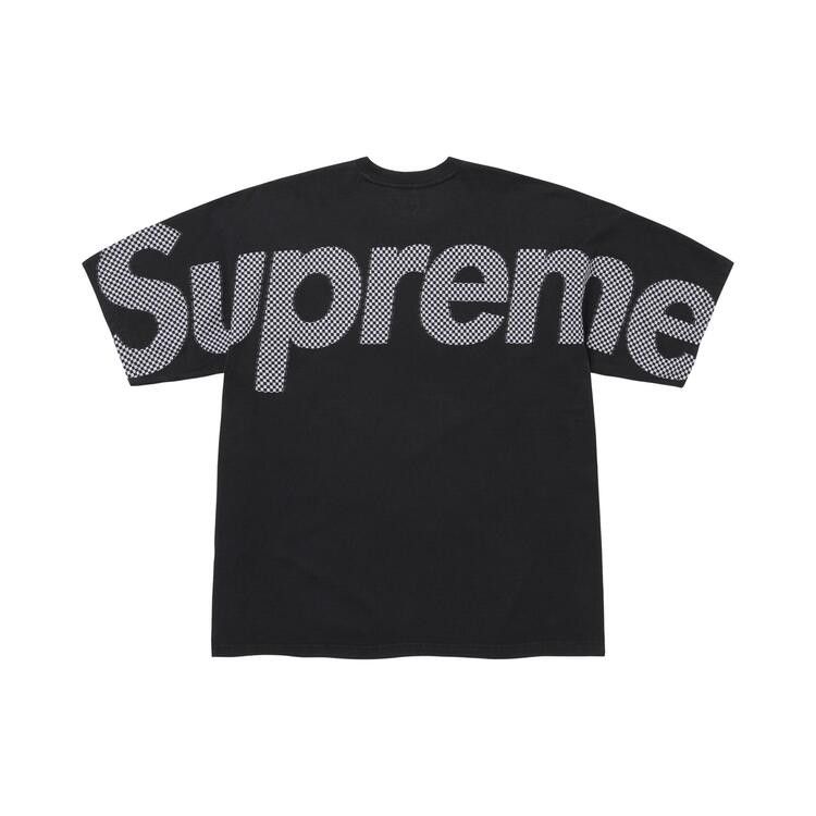 Supreme Checkerboard Intarsia Short-Sleeve Top Black - Im Your Wardrobe