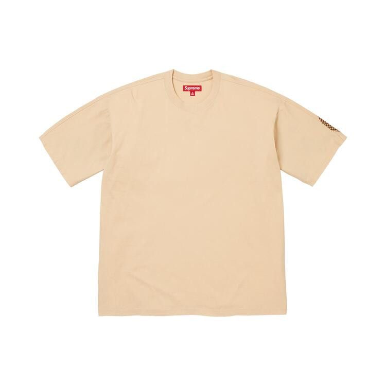 Supreme Checkerboard Intarsia Short-Sleeve Top Light Tan - Im Your Wardrobe
