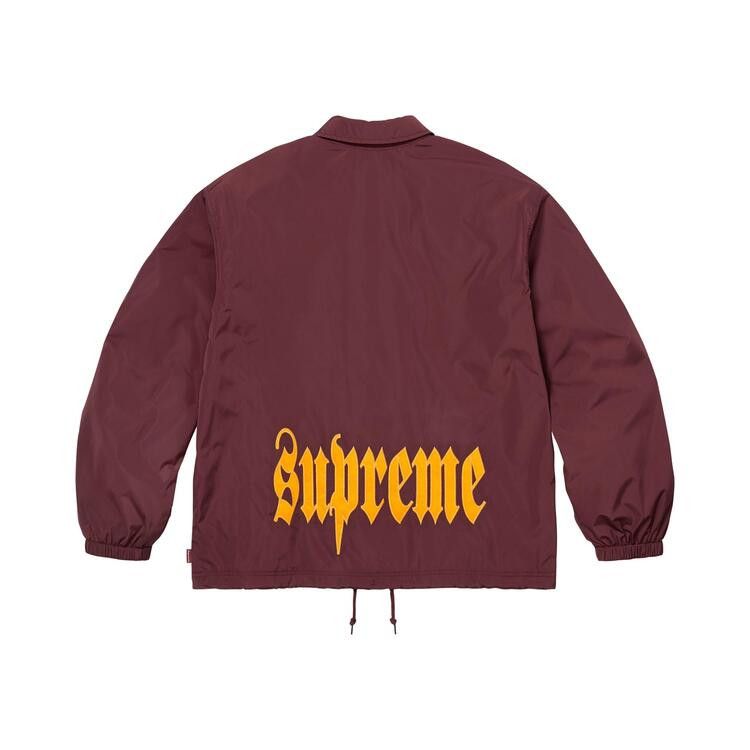 Supreme Coaches Jacket Burgundy - Im Your Wardrobe