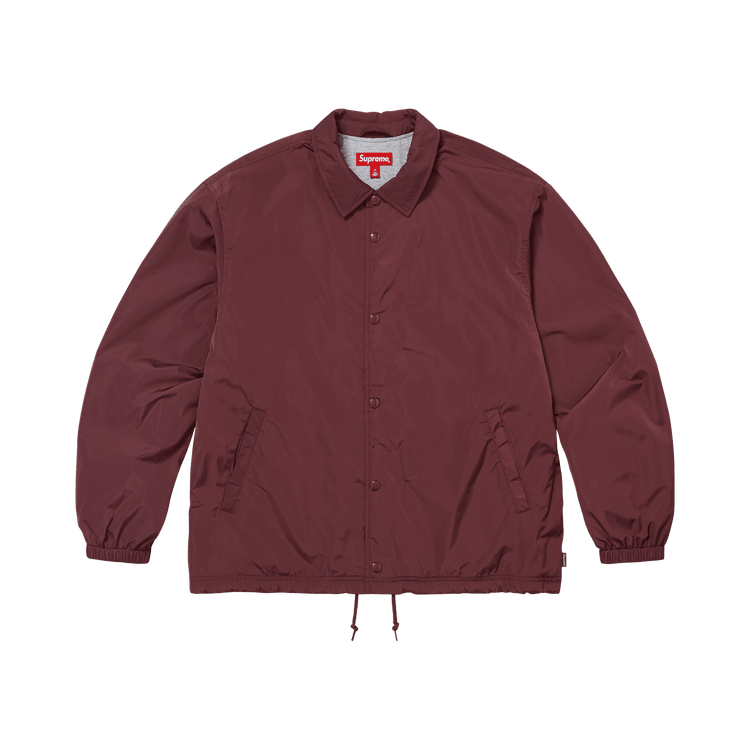 Supreme Coaches Jacket Burgundy - Im Your Wardrobe