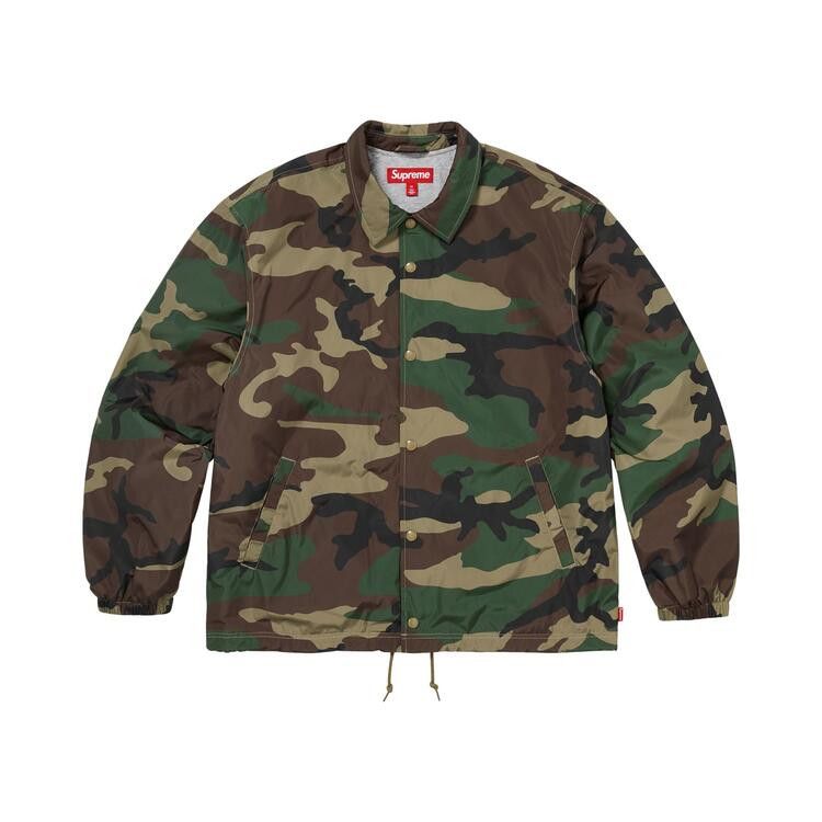 Supreme Coaches Jacket Woodland Camo - Im Your Wardrobe