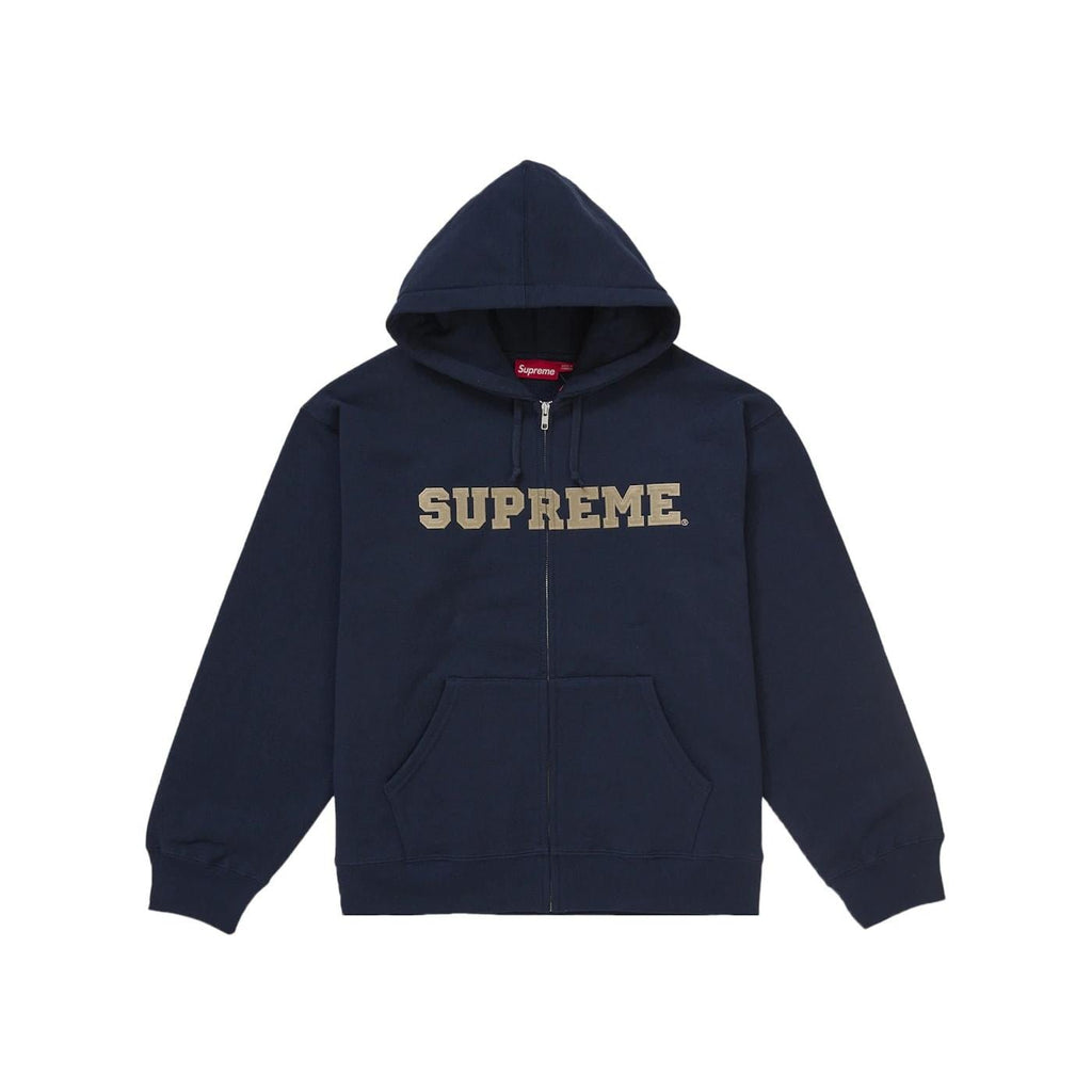 Buy Supreme Collegiate Applique Zip Up Hooded Sweatshirt