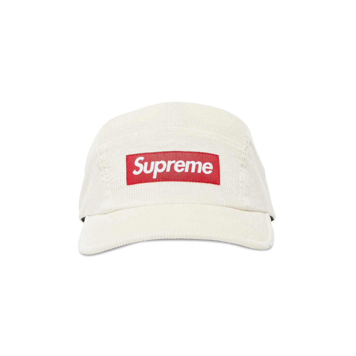 Supreme Corduroy Camp Cap (SS25) White - Im Your Wardrobe