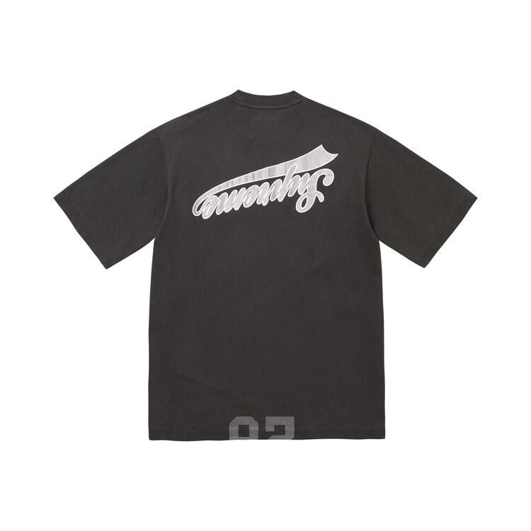 Supreme Cracked Flipped Short-Sleeve Top Black - Im Your Wardrobe