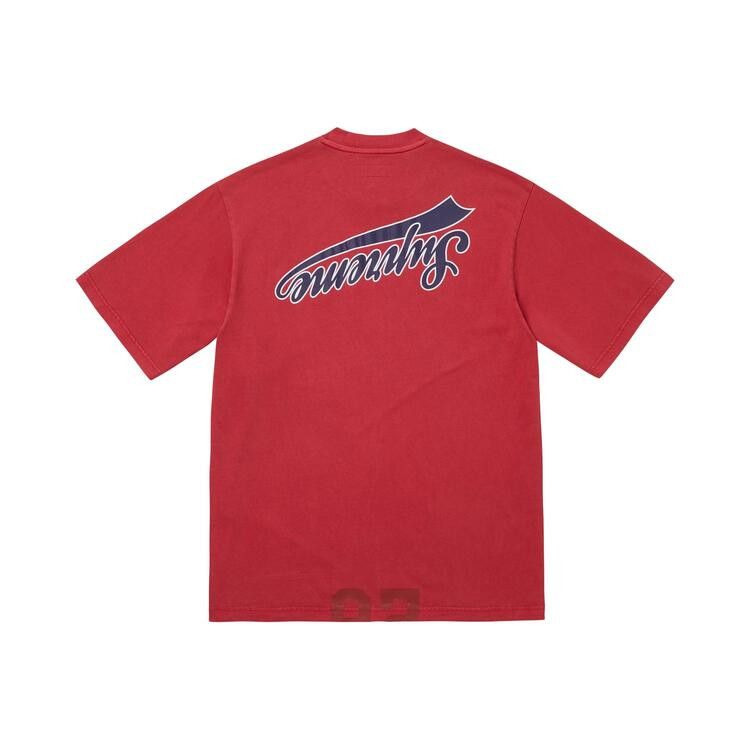 Supreme Cracked Flipped Short-Sleeve Top Red - Im Your Wardrobe