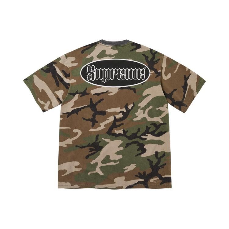 Supreme Cracked Pocket Short-Sleeve Top Woodland Camo - Im Your Wardrobe