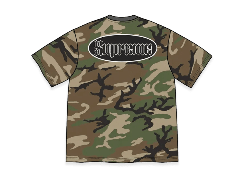 Supreme Cracked Pocket S/S Top Woodland Camo - Im Your Wardrobe