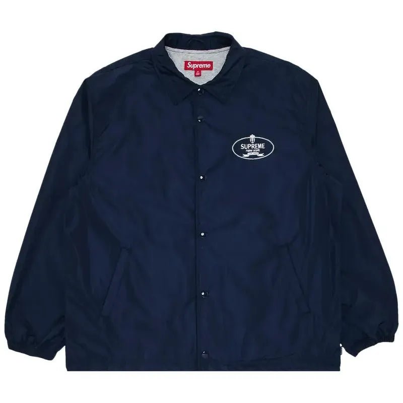 Supreme Crest Coaches Jacket 'Navy' (FW24) - Im Your Wardrobe