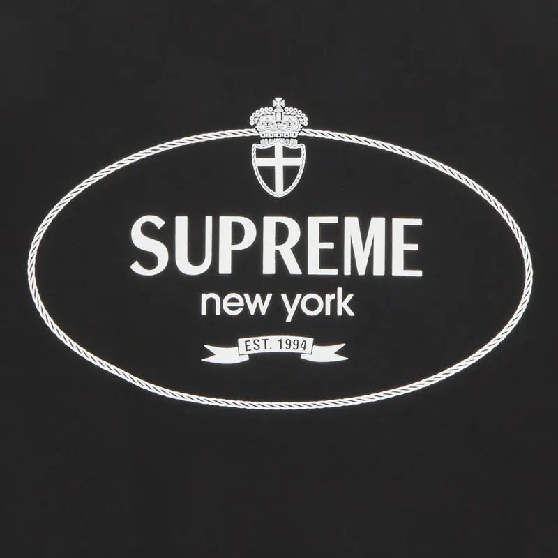 Supreme Crest Crewneck (FW24) Black - Im Your Wardrobe