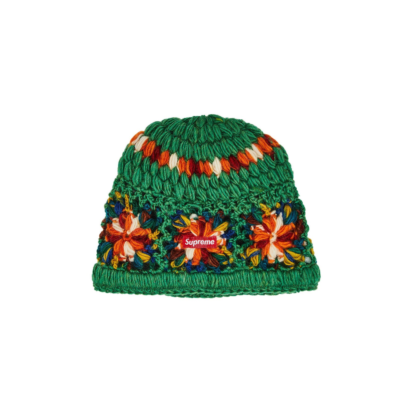 Supreme Crochet Beanie (SS25) Green - Im Your Wardrobe