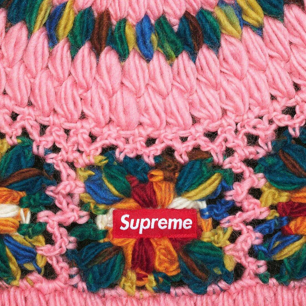 Supreme Crochet Beanie (SS25) Pink - Im Your Wardrobe