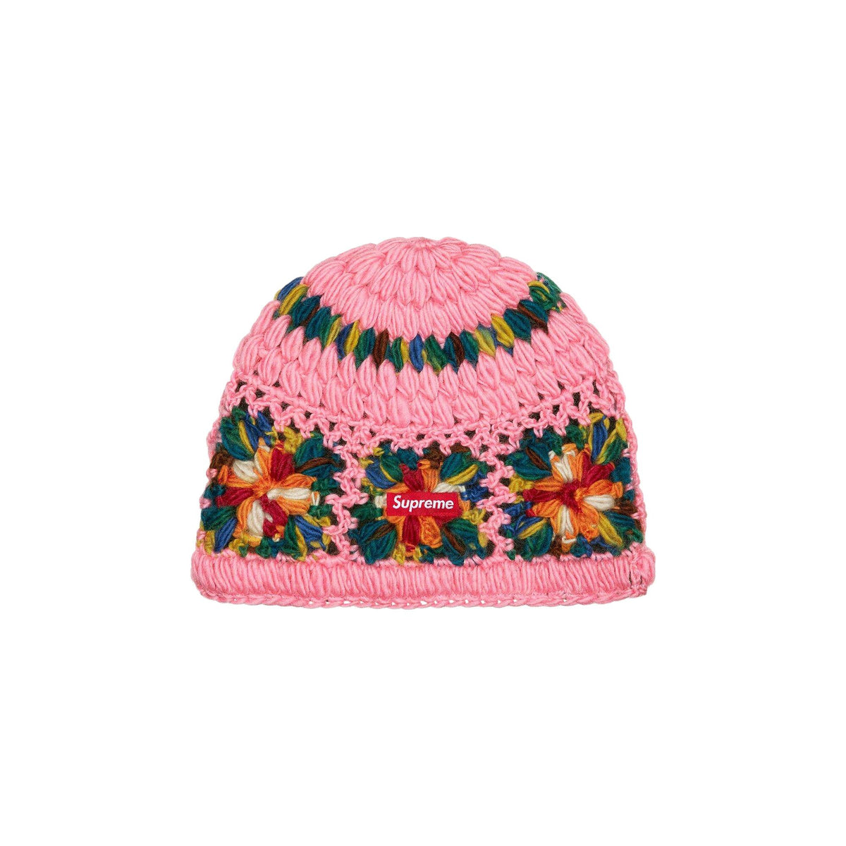 Supreme Crochet Beanie (SS25) Pink - Im Your Wardrobe