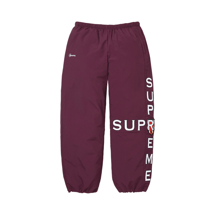 Supreme Cross Track Pant Plum - Im Your Wardrobe