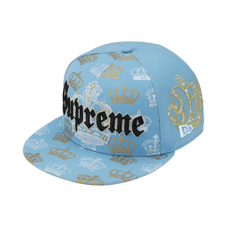 Supreme Crown New Era Light Blue - Im Your Wardrobe
