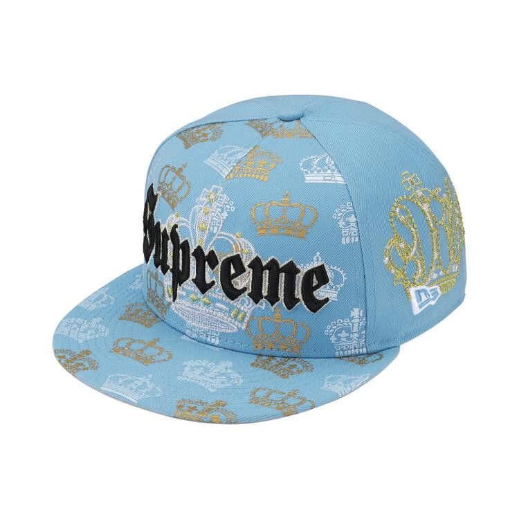 Supreme Crown New Era Light Blue - Im Your Wardrobe