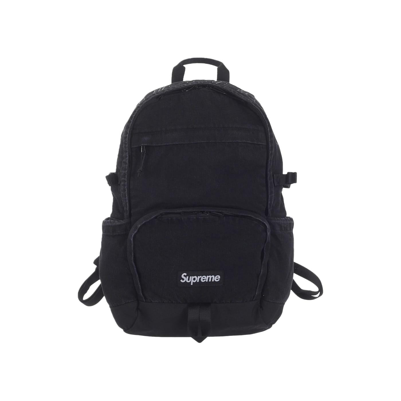 Supreme Denim Backpack Black
