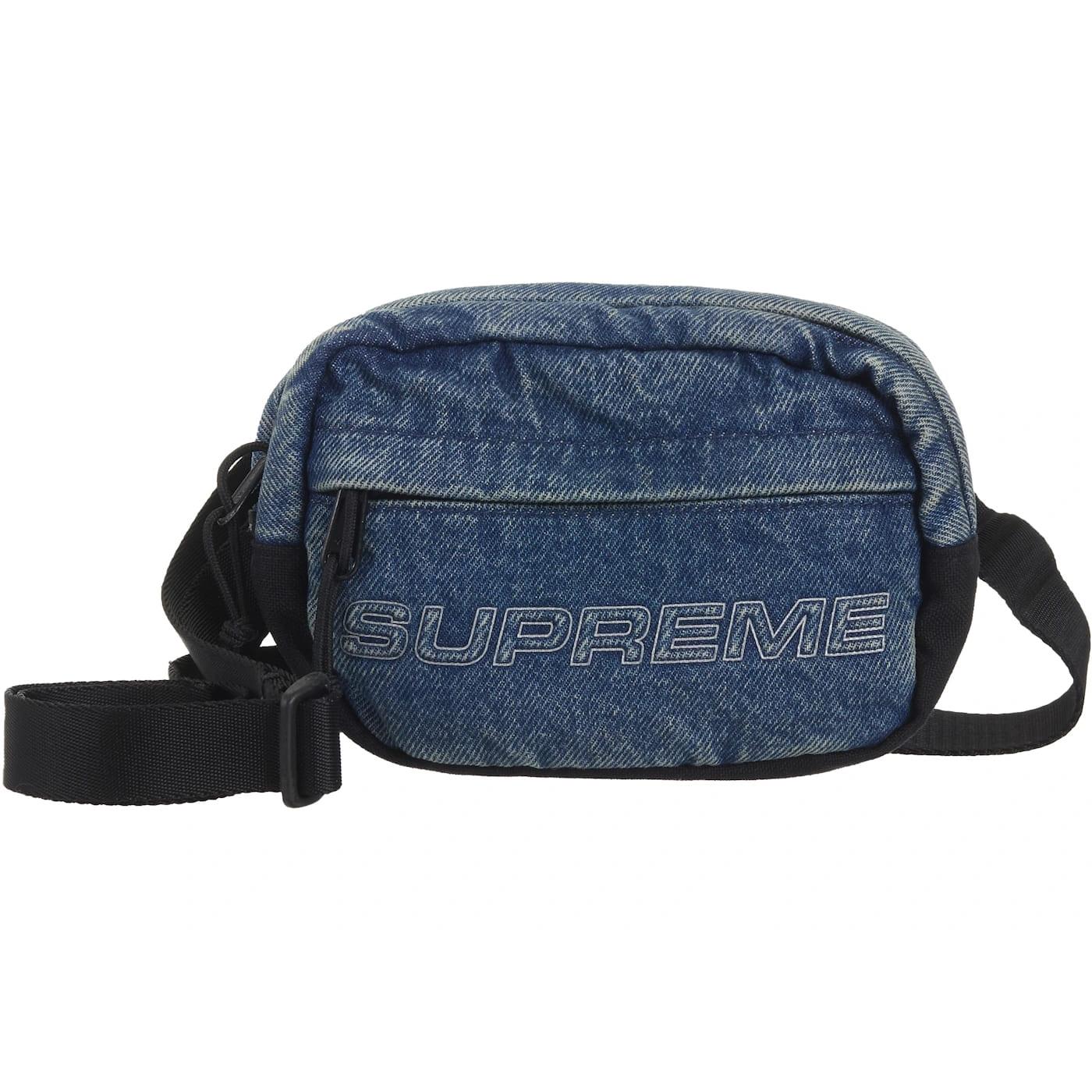 Supreme Denim Mini Shoulder Bag Washed Indigo