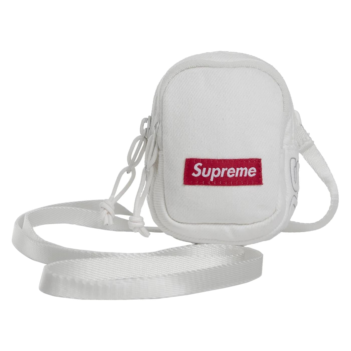 Supreme Denim Mini Utility Bag White