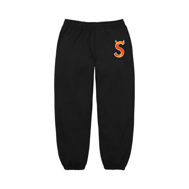 Supreme Devil S Logo Sweatpant Black - Im Your Wardrobe