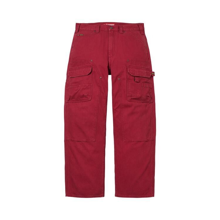 Supreme Double Knee Utility Pant Red - Im Your Wardrobe