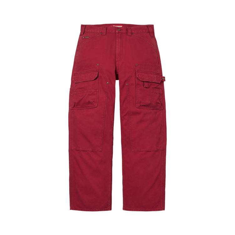 Supreme Double Knee Utility Pant Red - Im Your Wardrobe