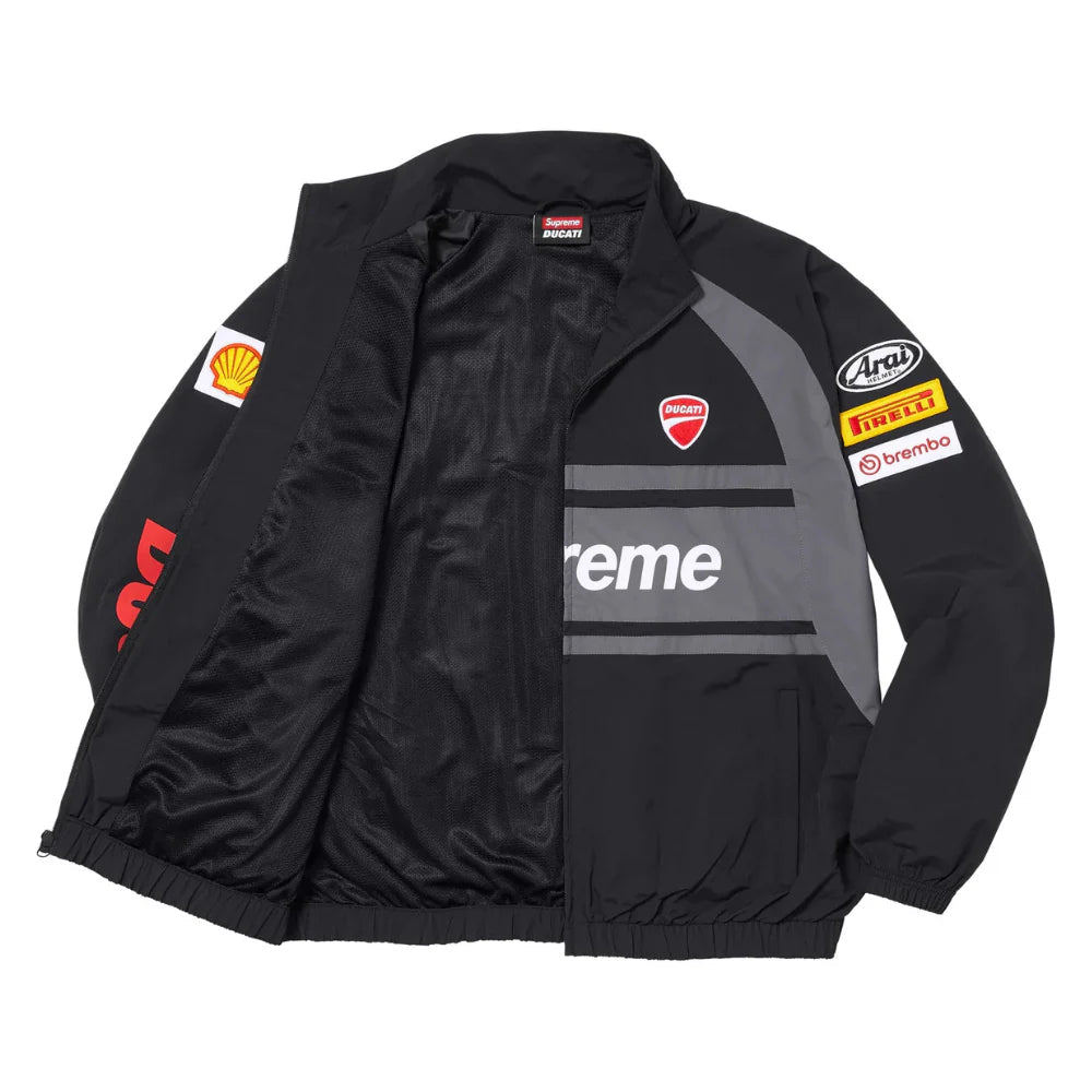 Supreme Ducati Track Jacket &#39;Black&#39; (SS24) - Im Your Wardrobe
