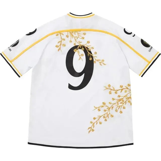 Supreme Floral Soccer Jersey 'White' - Im Your Wardrobe