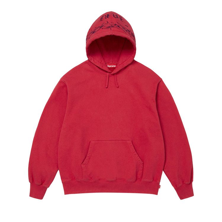 Supreme Forever Hooded Sweatshirt Red - Im Your Wardrobe