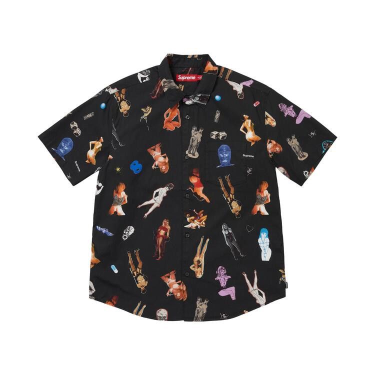 Supreme Girls Collage Short-Sleeve Shirt Black - Im Your Wardrobe