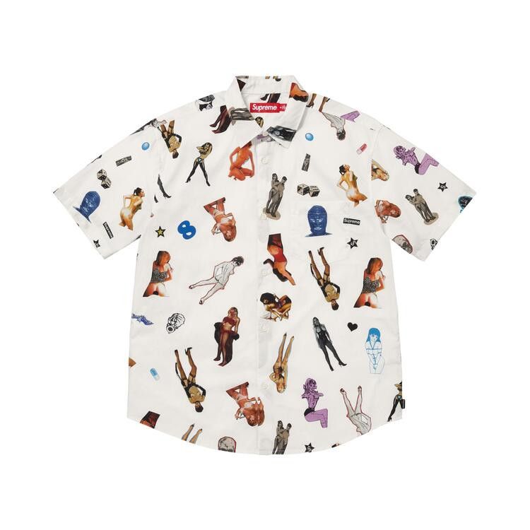 Supreme Girls Collage Short-Sleeve Shirt White - Im Your Wardrobe
