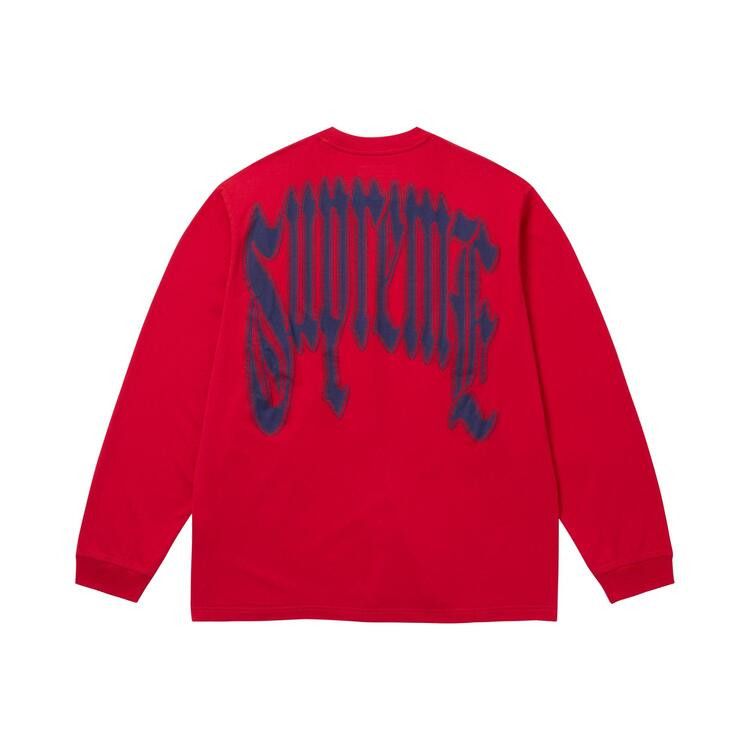 Supreme Intarsia Long-Sleeve Top Red - Im Your Wardrobe