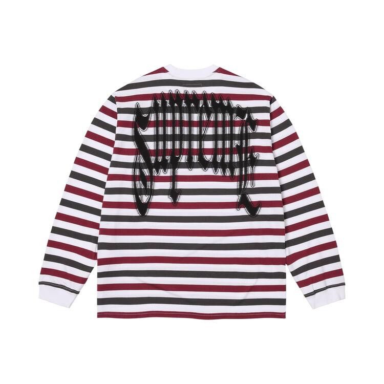 Supreme Intarsia Long-Sleeve Top Stripe - Im Your Wardrobe