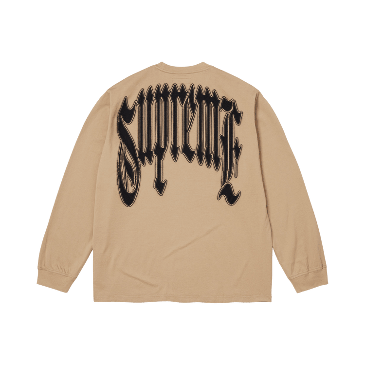 Supreme Intarsia Long-Sleeve Top Tan - Im Your Wardrobe