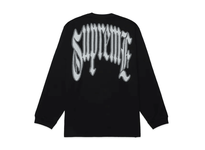 Supreme Intarsia L/S Top Black - Im Your Wardrobe