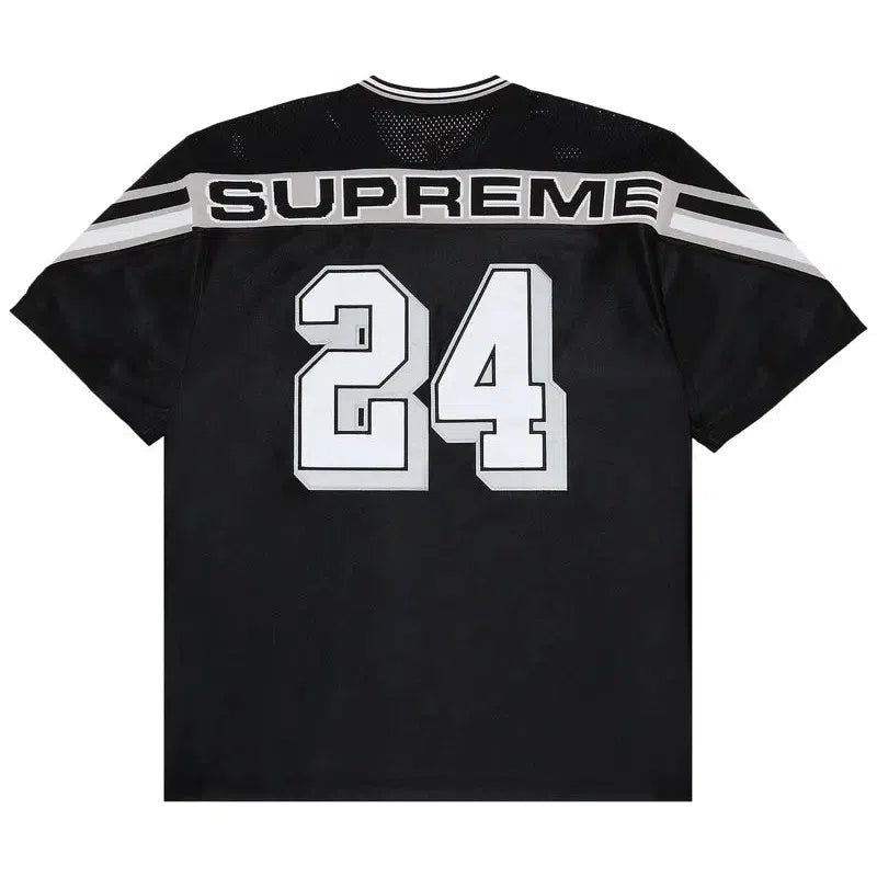 Supreme Jacquard Rib Football Jersey (FW24) Black - Im Your Wardrobe