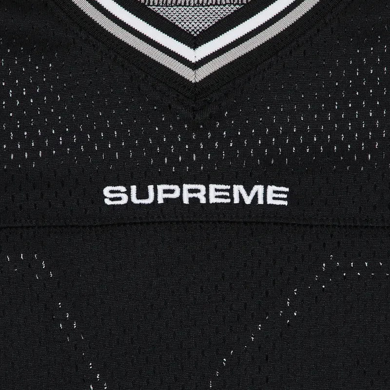 Supreme Jacquard Rib Football Jersey (FW24) Black - Im Your Wardrobe