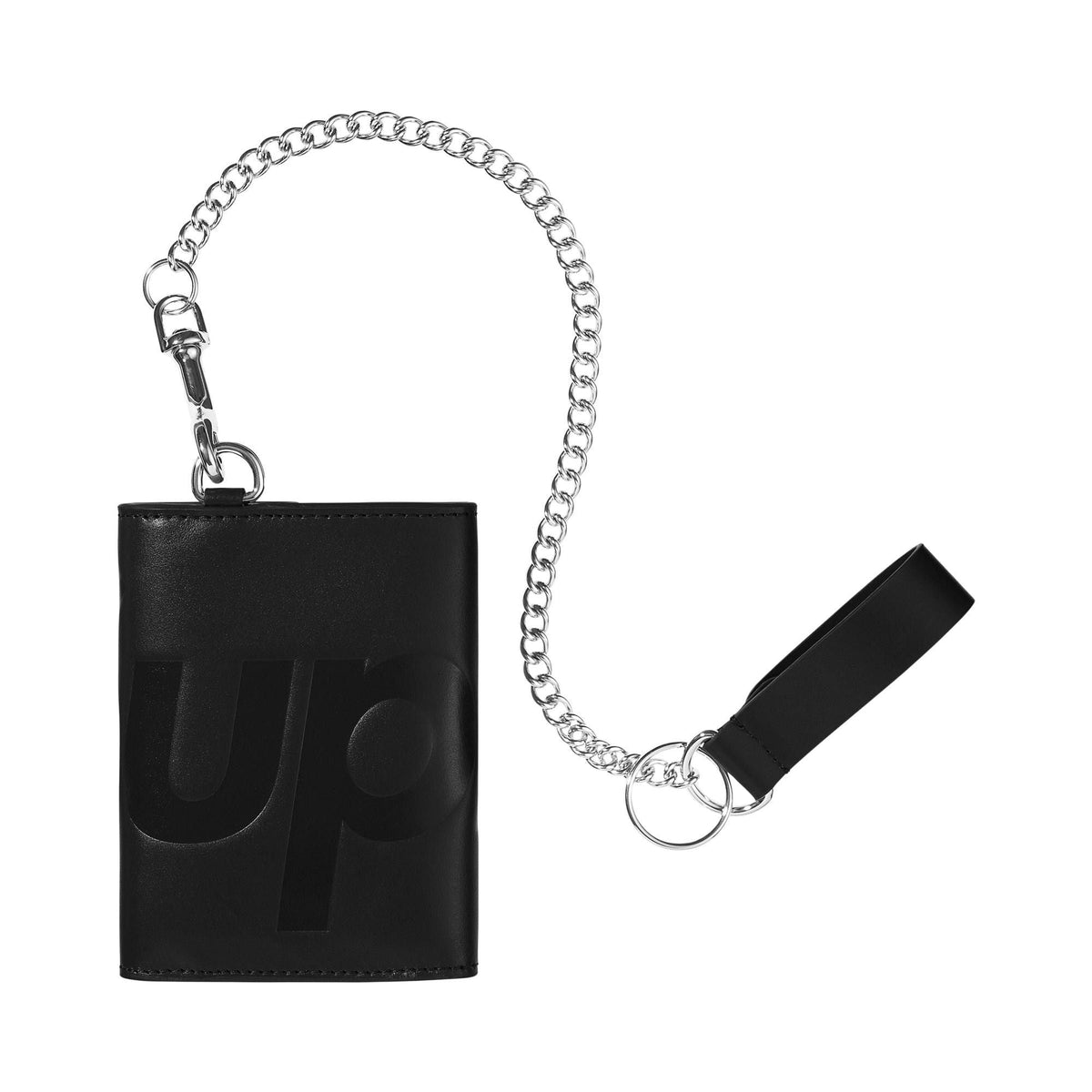 Supreme Leather Chain Wallet Black - Im Your Wardrobe