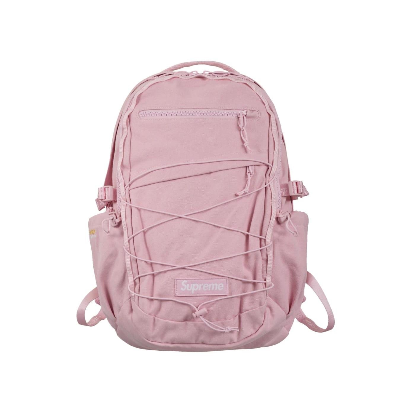 Supreme Logo Backpack (SS25) Light Pink