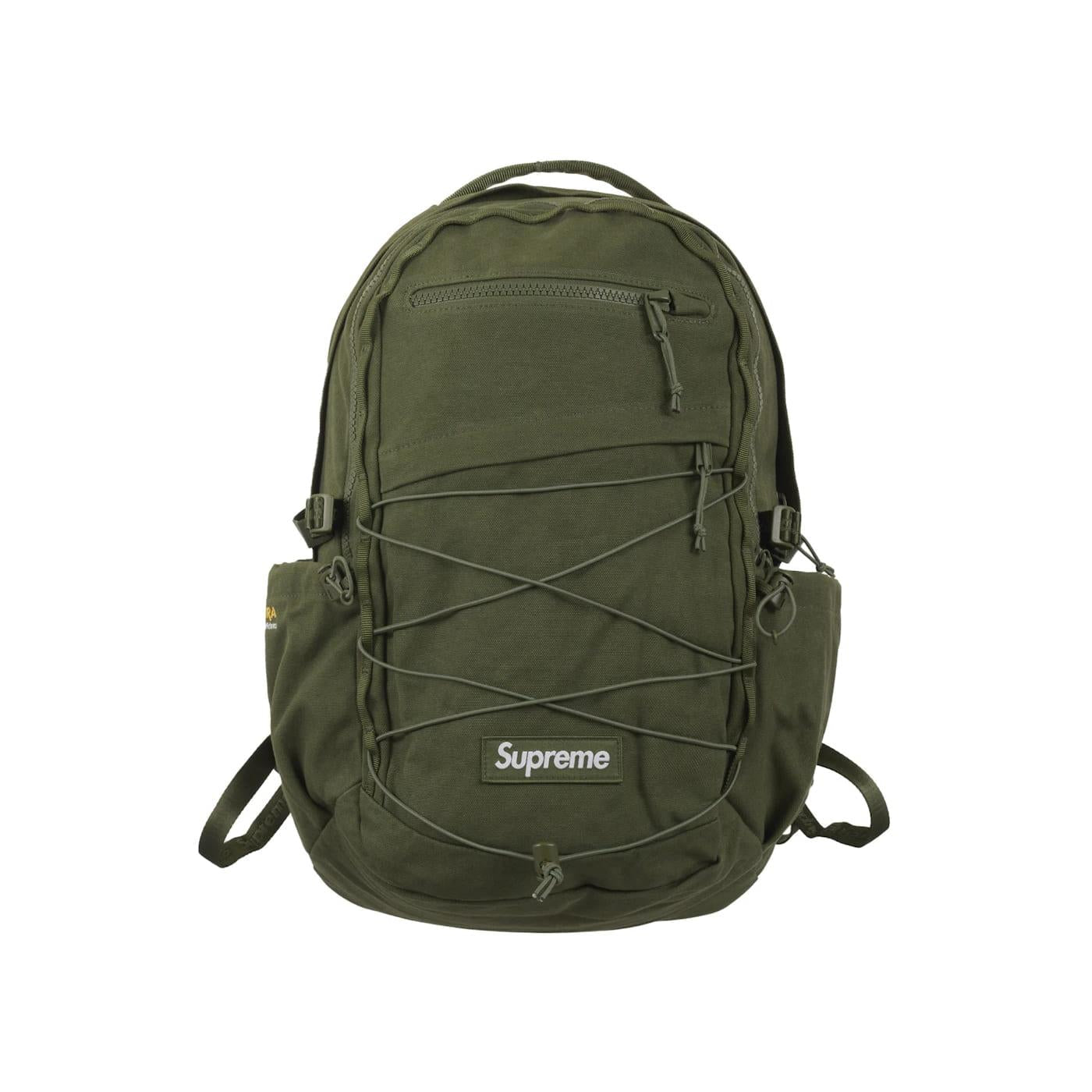 Supreme Logo Backpack (SS25) Olive - Im Your Wardrobe