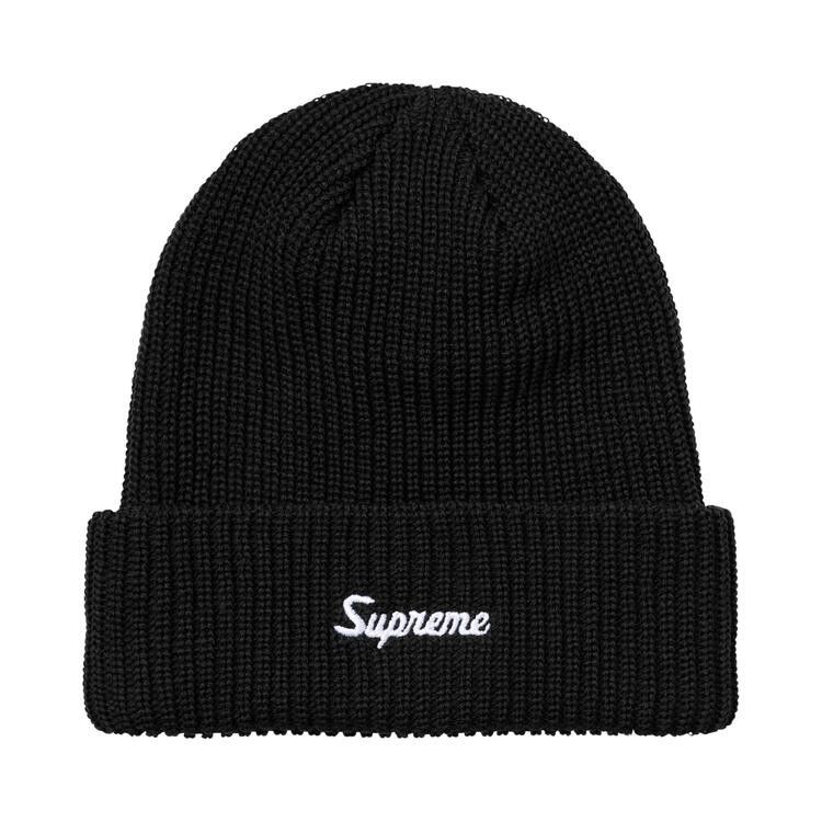 Supreme Loose Gauge Beanie (FW26) Black - Im Your Wardrobe