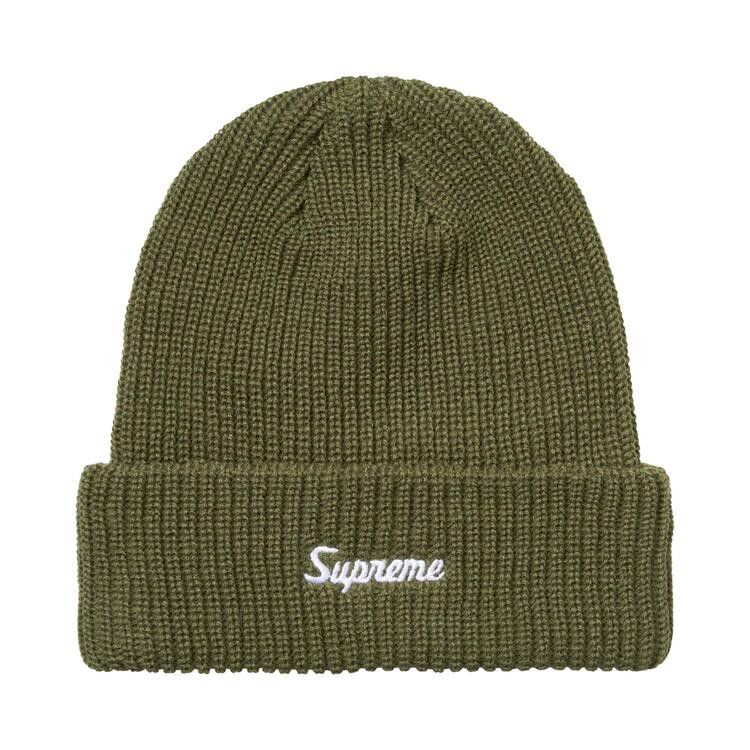 Supreme Loose Gauge Beanie (FW26) Olive - Im Your Wardrobe