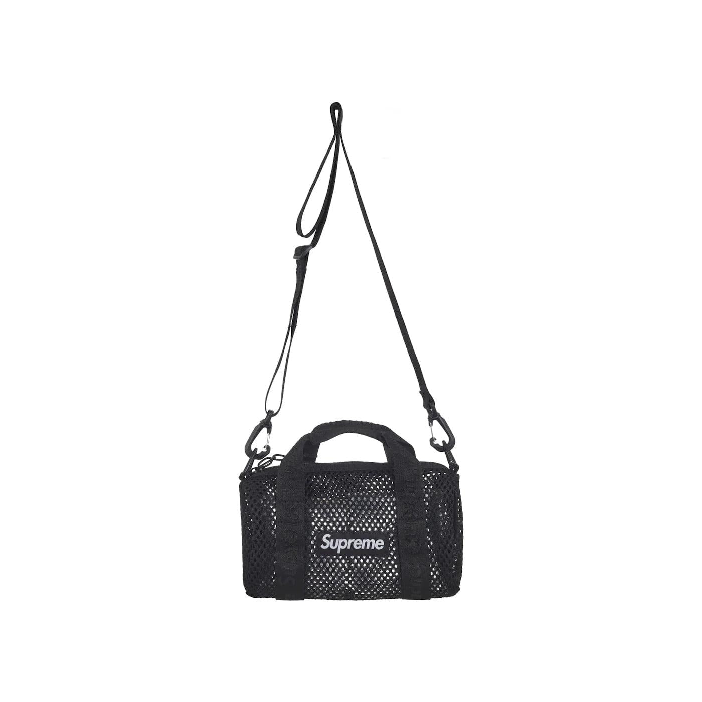 Supreme Mesh Mini Duffle Bag (SS25) Black