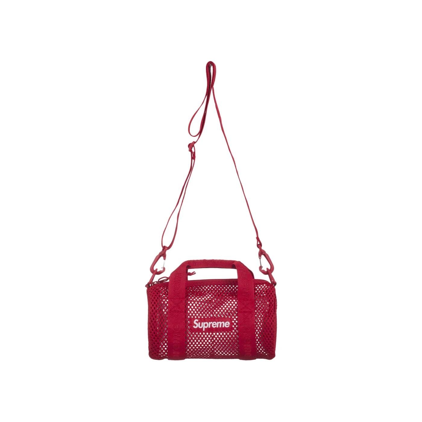 Supreme Mesh Mini Duffle Bag (SS25) Red