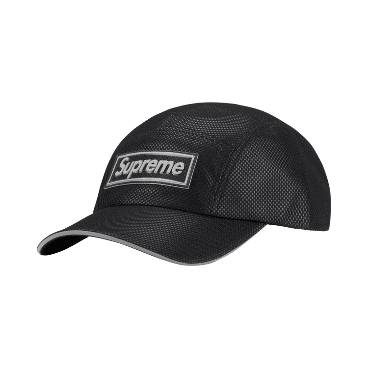 Supreme Metallic Mesh Camp Cap (FW26) Black - Im Your Wardrobe